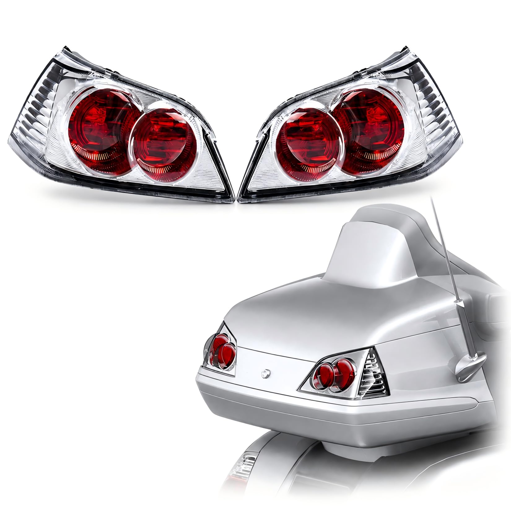 Amazon.com: PSLER Trunk Turn Signal Tail Light Lens Cover for