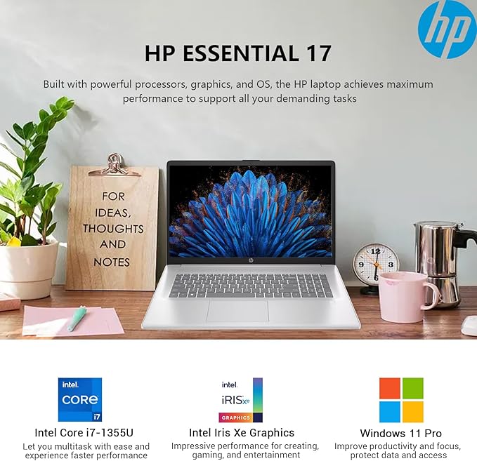 HP Laptop 17.3" Táctil, Intel Core i7, 64GB RAM, 2TB SSD, Win 11 Pro miniatura 3