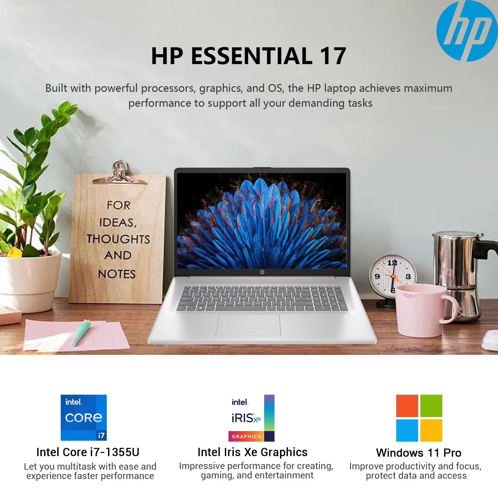 Amazon.com: HP 17 Inch Laptop Touchscreen Computer, 17.3 HD+ Touch
