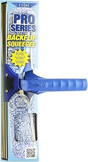 Ettore, 15080 Proseries Backflip Squeegee and Washer Scubber, 14-Inch, 1 Count