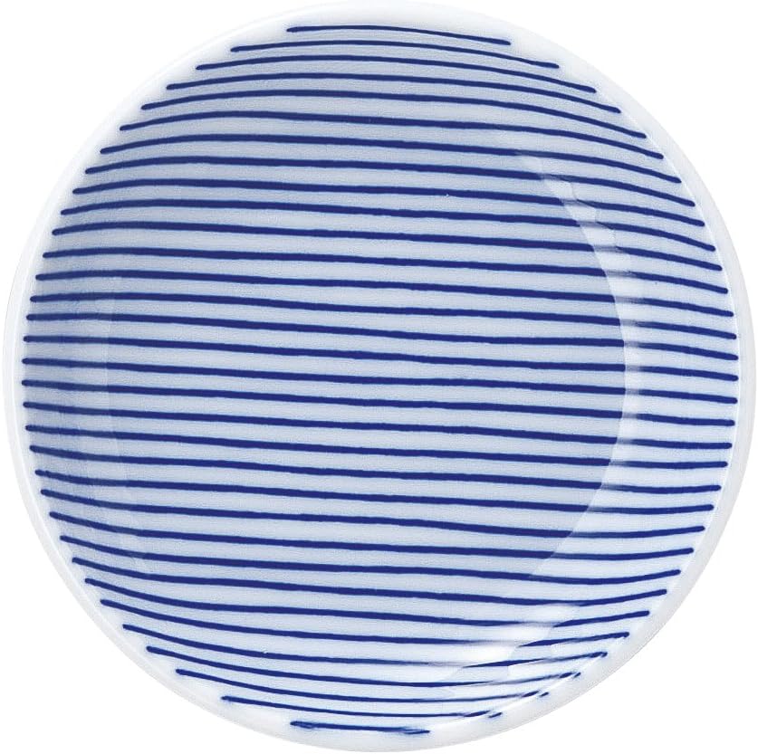 まるか光洋 AMK-1817414 Thin Stripe Green 4.3 inches (11 cm) Yakumi Dish