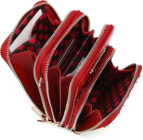 Miniatura 7 de Nicole Lee Funda cruzada con múltiples cremalleras para teléfono (COZY STREET IN MILÁN)