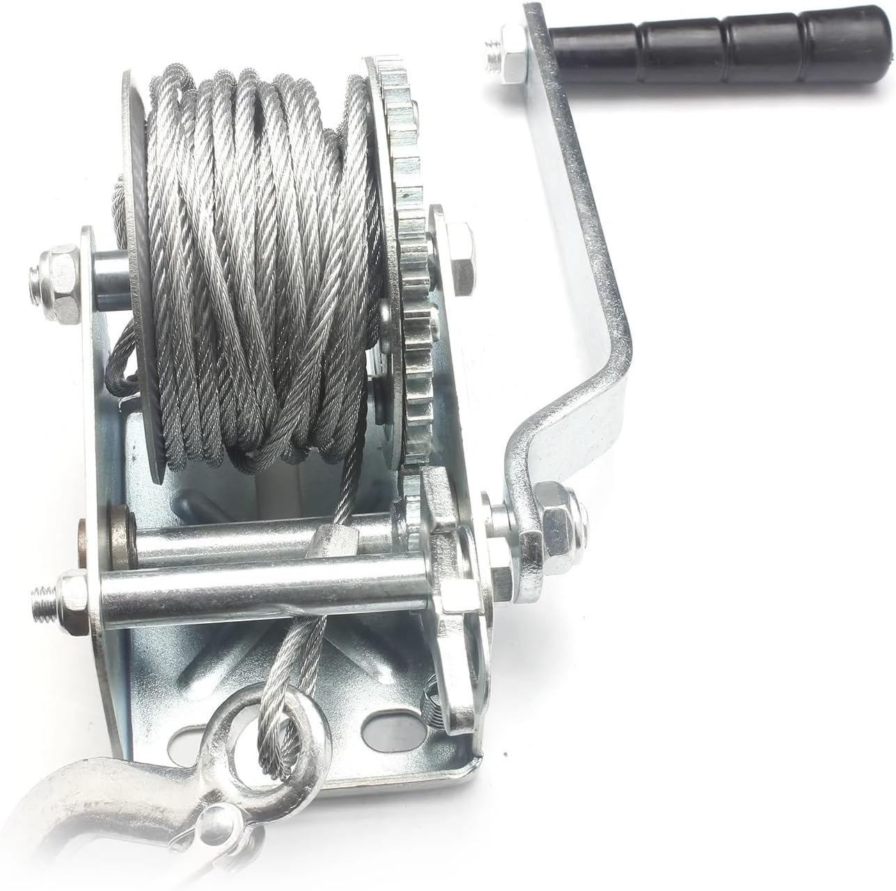 600lb Alloy Steel Cable Hand Winch Crank Gear Winch ATV Boat Trailer Heavy Duty Gear Winch Hand Tool Precisely Control The Movement