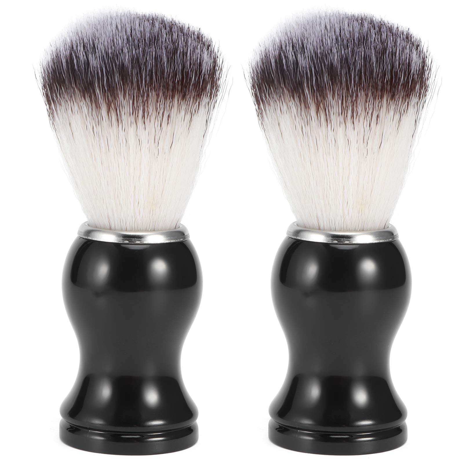 2pcs Shaving Brush, Shaving Brushes for Men Portable Shave Brush Travel Shave Brush Shaving Paint Brush for Men Hair Salon Tool