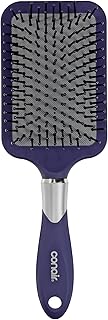Totally Smooth Ultra Paddle Brush, Wide Detangling Hair Brush with Ball-Tipped Bristles and Flexible Cushion Base, Ideal for Thick Hair, Color May Vary