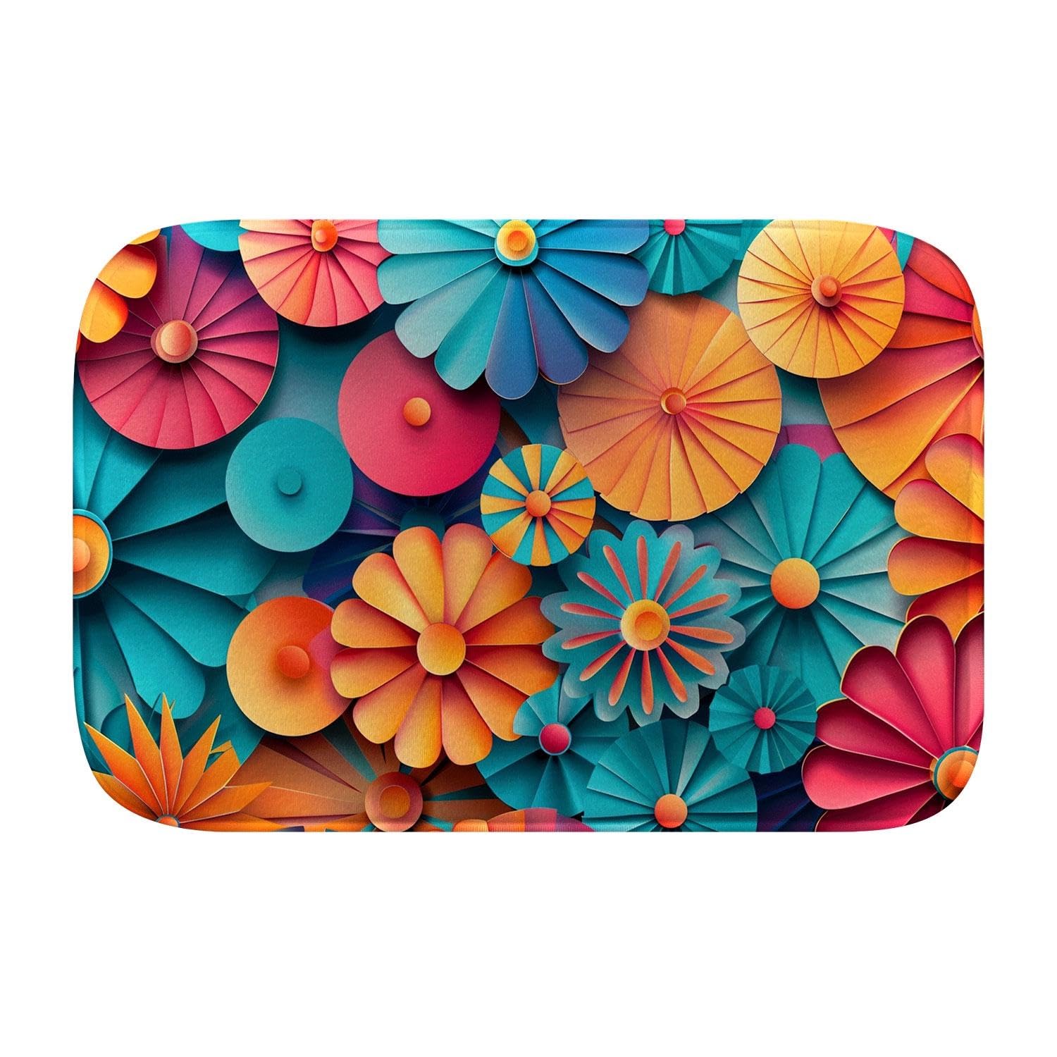 Tapis de bain en mousse à mémoire ultra absorbant lavable L
