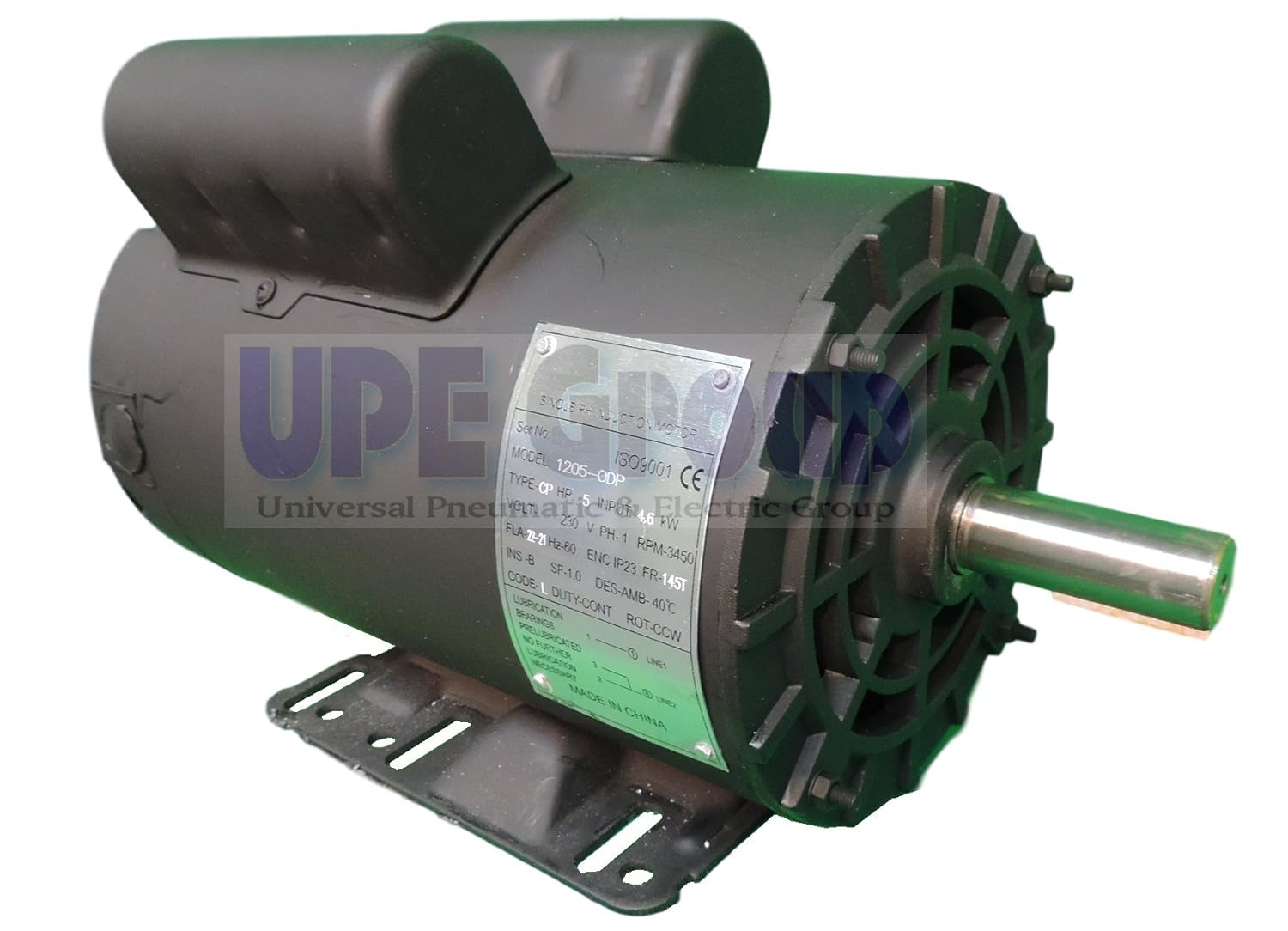 5HP 21 Amp 3450 RPM Electric Motor For Air Compressor 56