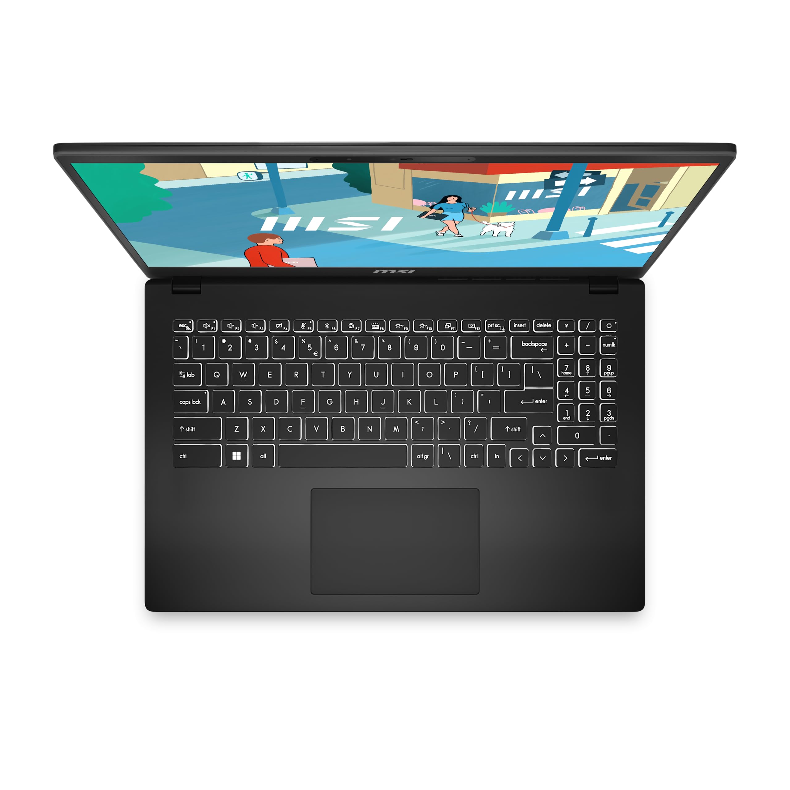 MSI Modern 14 C7M-423XES Ordenador Portátil 14" FHD, Ryzen 7 7730U, AMD Radeon Graphics, 16GB RAM, 1TB SSD, Sin Sistema operativo, Classic Black, Teclado QWERTY Español — view 58