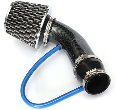 Performance Cold Air Intake Kit for Opel Corsa C Hatchback MK2 2002-2006, 76mm 3" High Flow Induction Pipe System with Washable Sport Air Filter & Mounting Bracket,A