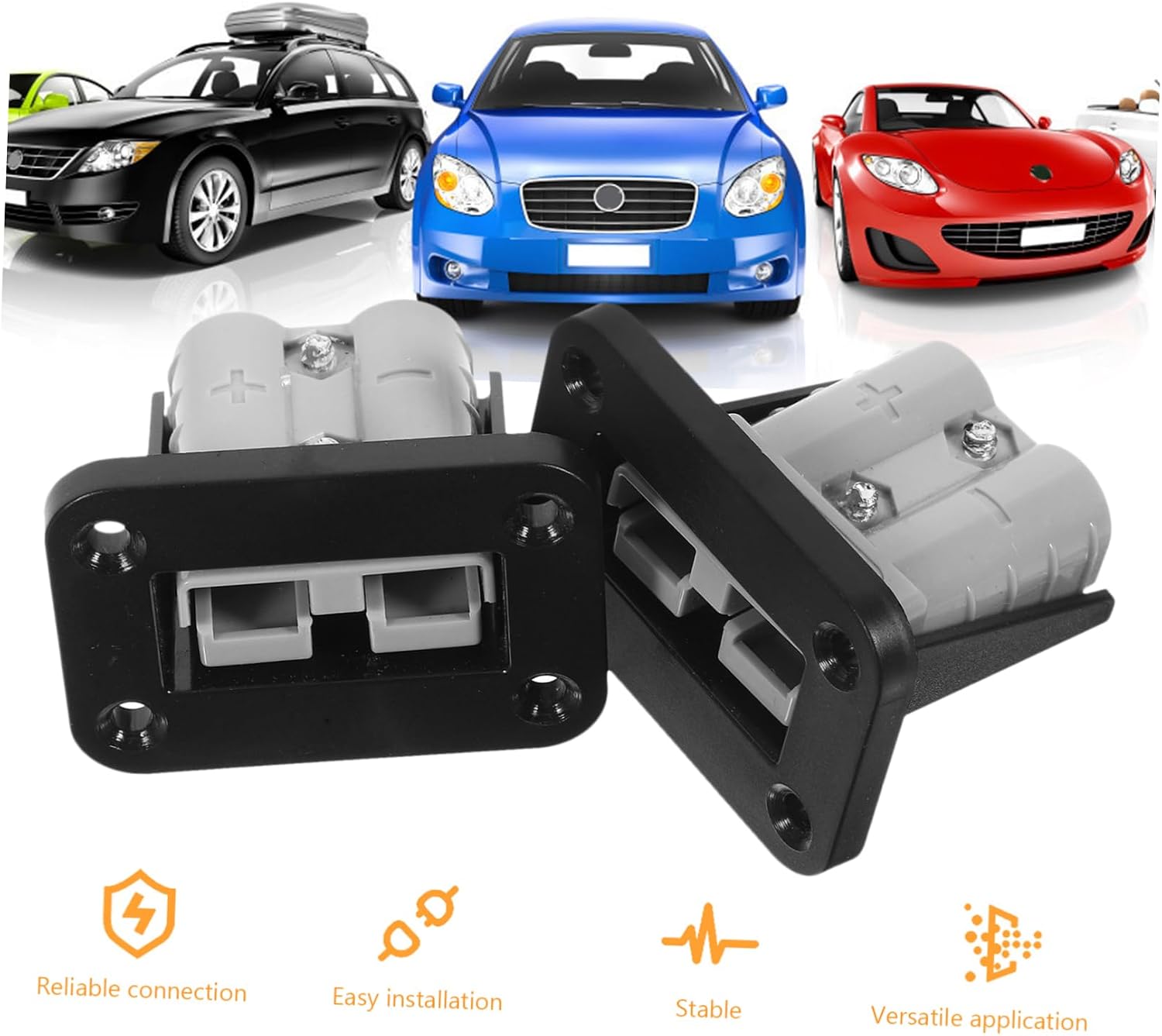 OUNONA 2pcs Quick Connect Wire Connector Automotive Wire Connectors Battery Disconnect Plug for Car Winch Wiring Kit