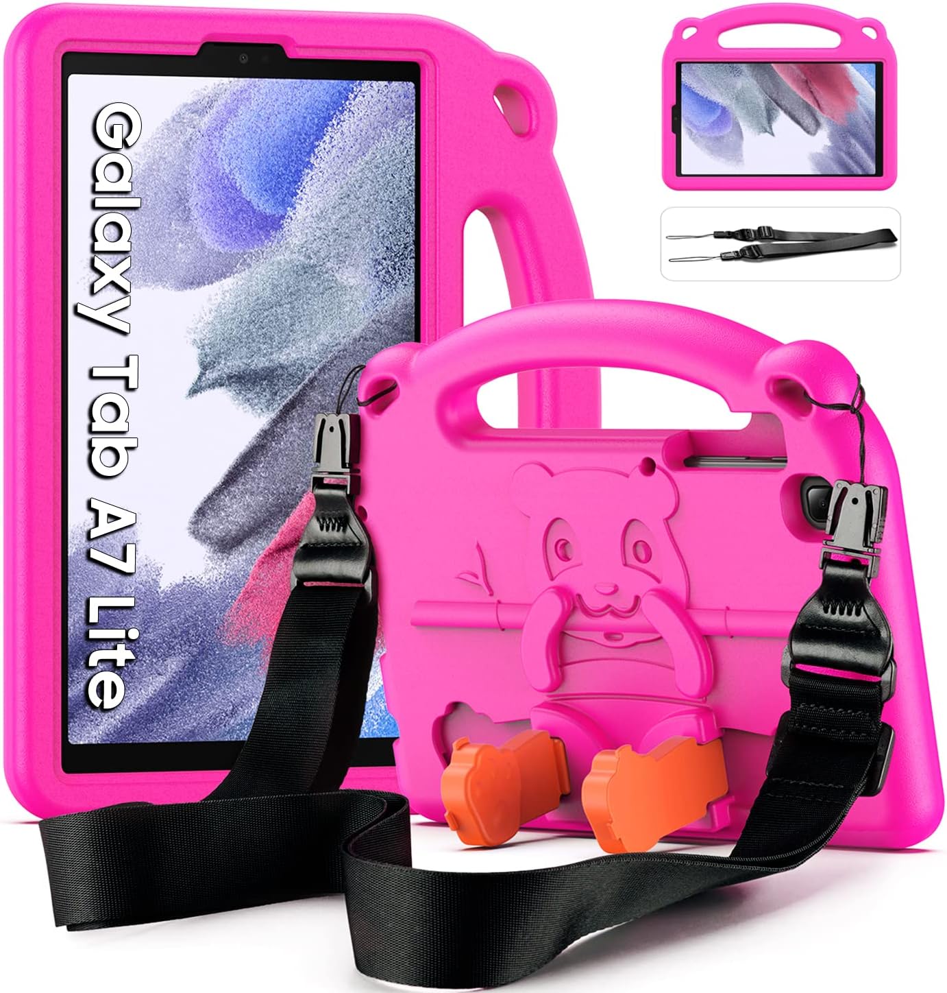 Custodia Per Amazon Fire HD8" (6/7/8/10/12°) Supporto Maniglia EVA - Foto 8
