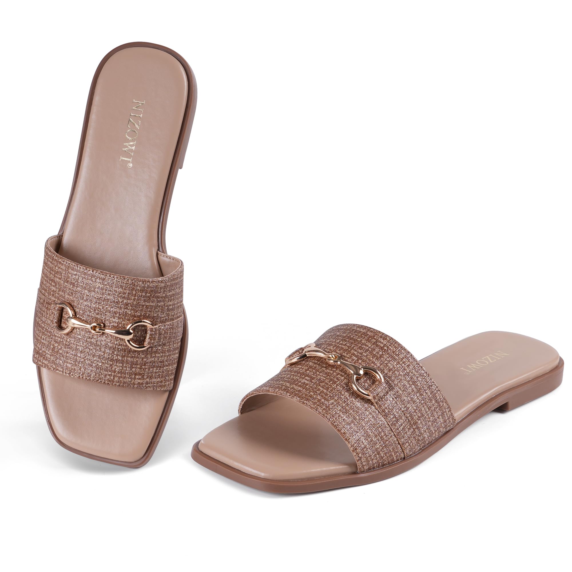 Women's Flat Sandals Dressy Slides