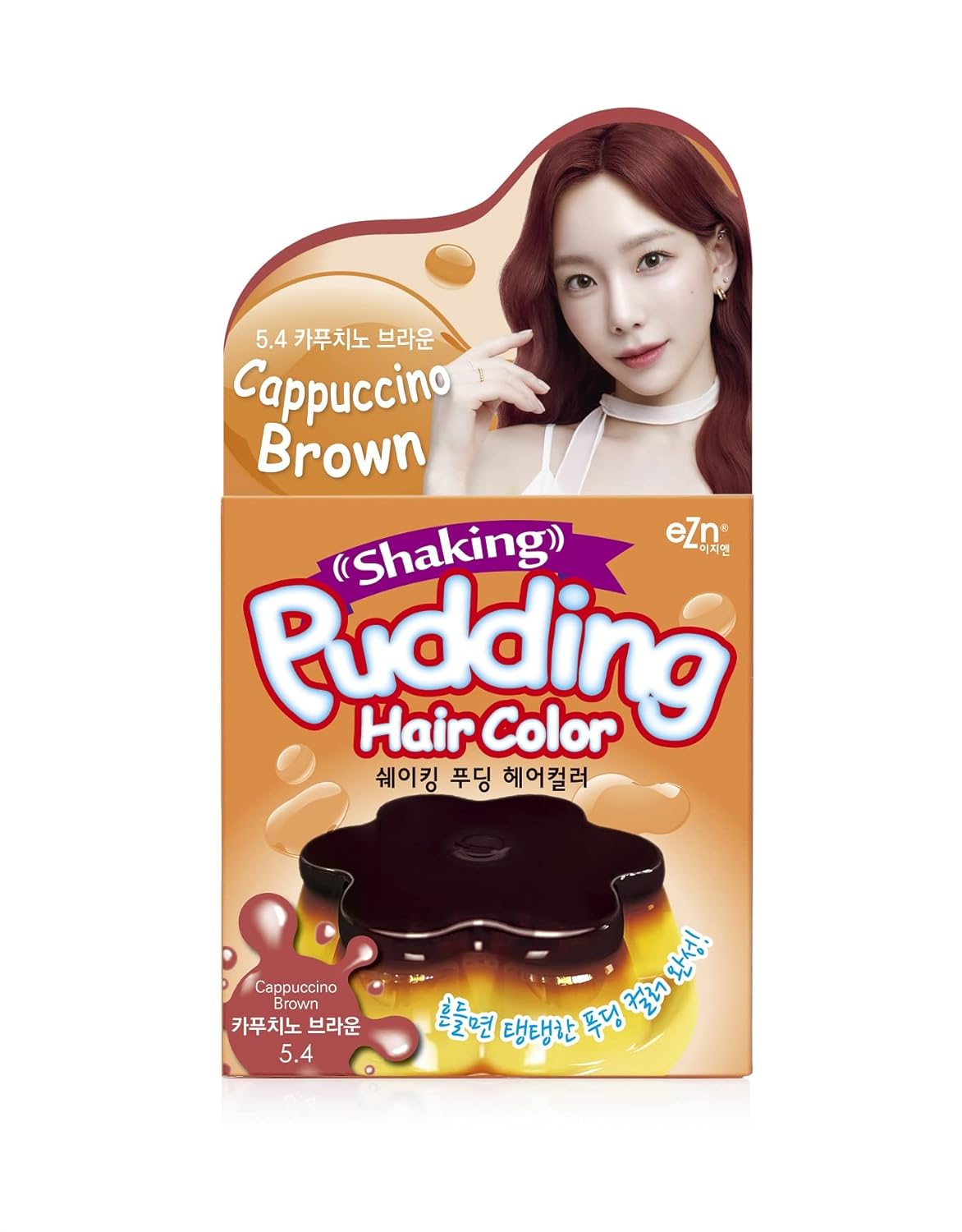 EZN Shaking Pudding Hair Color Korean Beauty Cappuccino