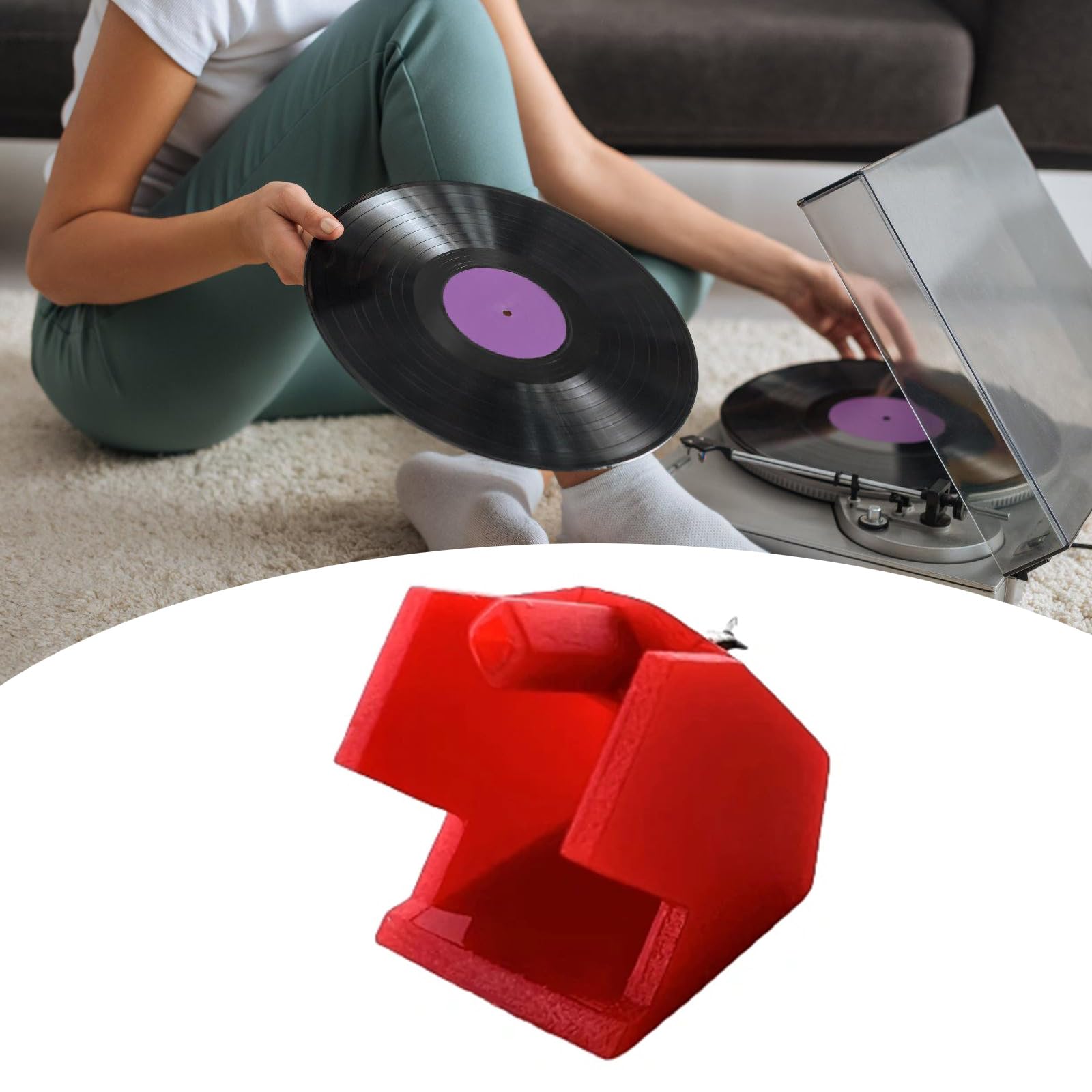 ST29D ST55D ST57D - Puntero fonográfico para tocadiscos con detalles de sonido enriquecido que refuerza las manos del tocadiscos
