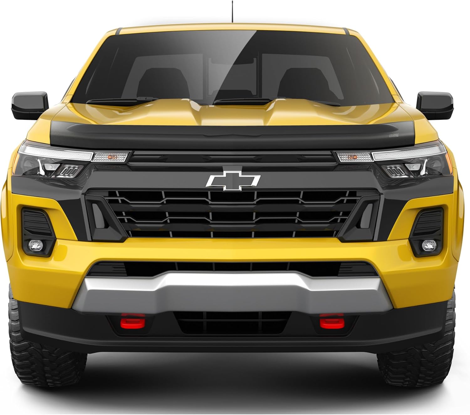 Husky Liners Aeroskin II Hood Protector | Fits 2015-2022 Chevrolet Colorado, 2017-2022 Chevrolet Colorado ZR2 | Low Profile Deflector/Bug Shield - 1 pc., Textured Black | 2830113