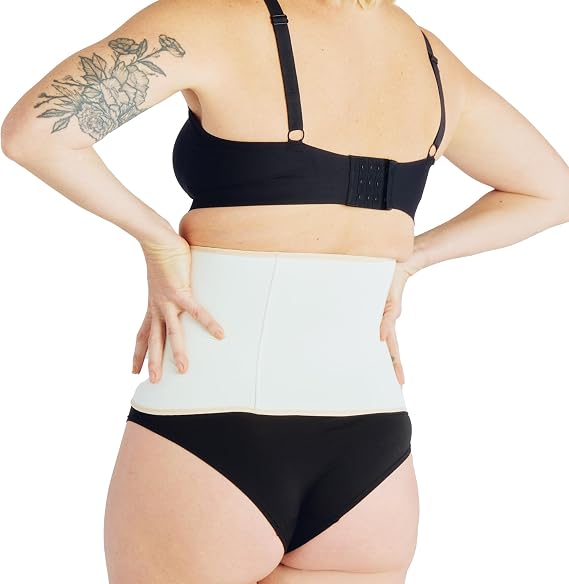 Belly Bandit BFF Postpartum Belly Wrap - Adjustable Abdominal Wrap for Post Pregnancy Recovery - Corset-Inspired Design for Waist, Core, Back Support for C-Section or Natural Birth