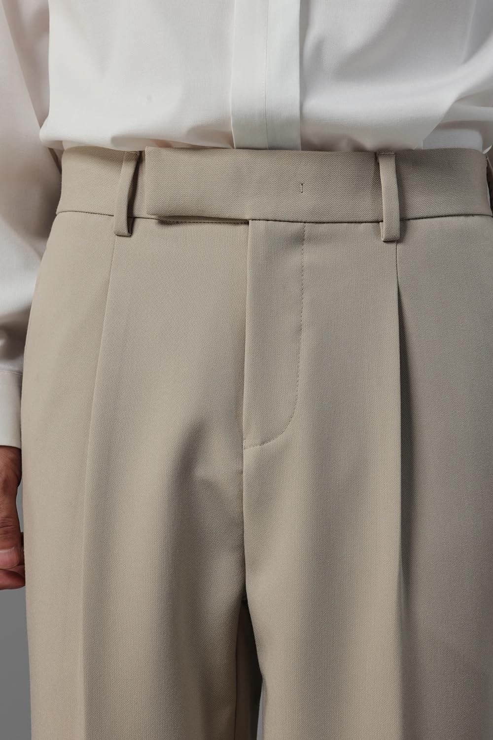 Men's Suit Pants Autumn Casual Straight Leg Loose Office Work Dress Trousers for Men