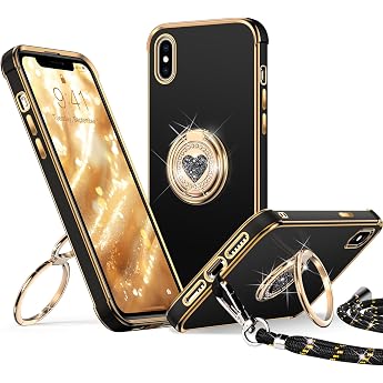 XYZ iPhone X/XS Case with Strap Black