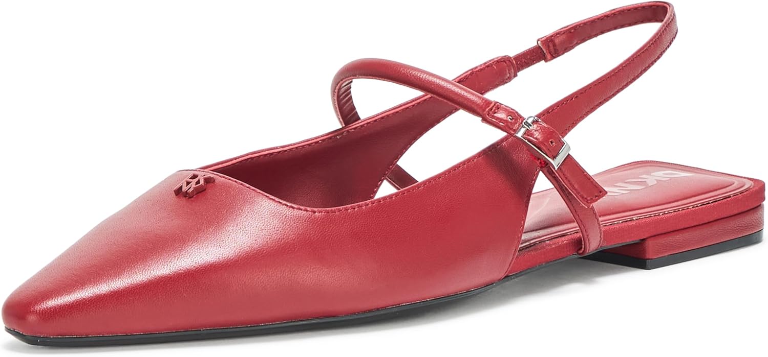 DKNY Women's Cairo Pointed Toe Slingback Flat Mule