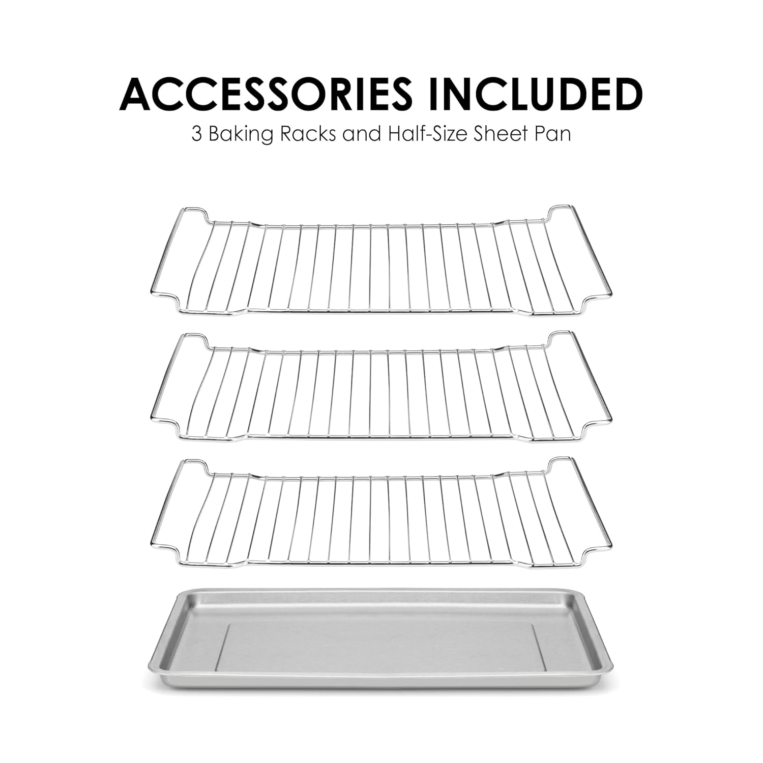Waring Commercial WCO500X Half Size Pan Convection Oven, 120V, 5-15 Phase Plug, Steel