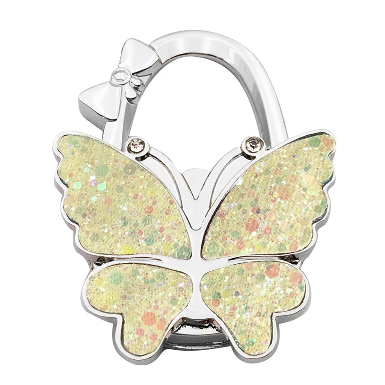 WWYYZAYC Elegant Bag Hook Portable Butterfly Bowknot Table Hanger(009)