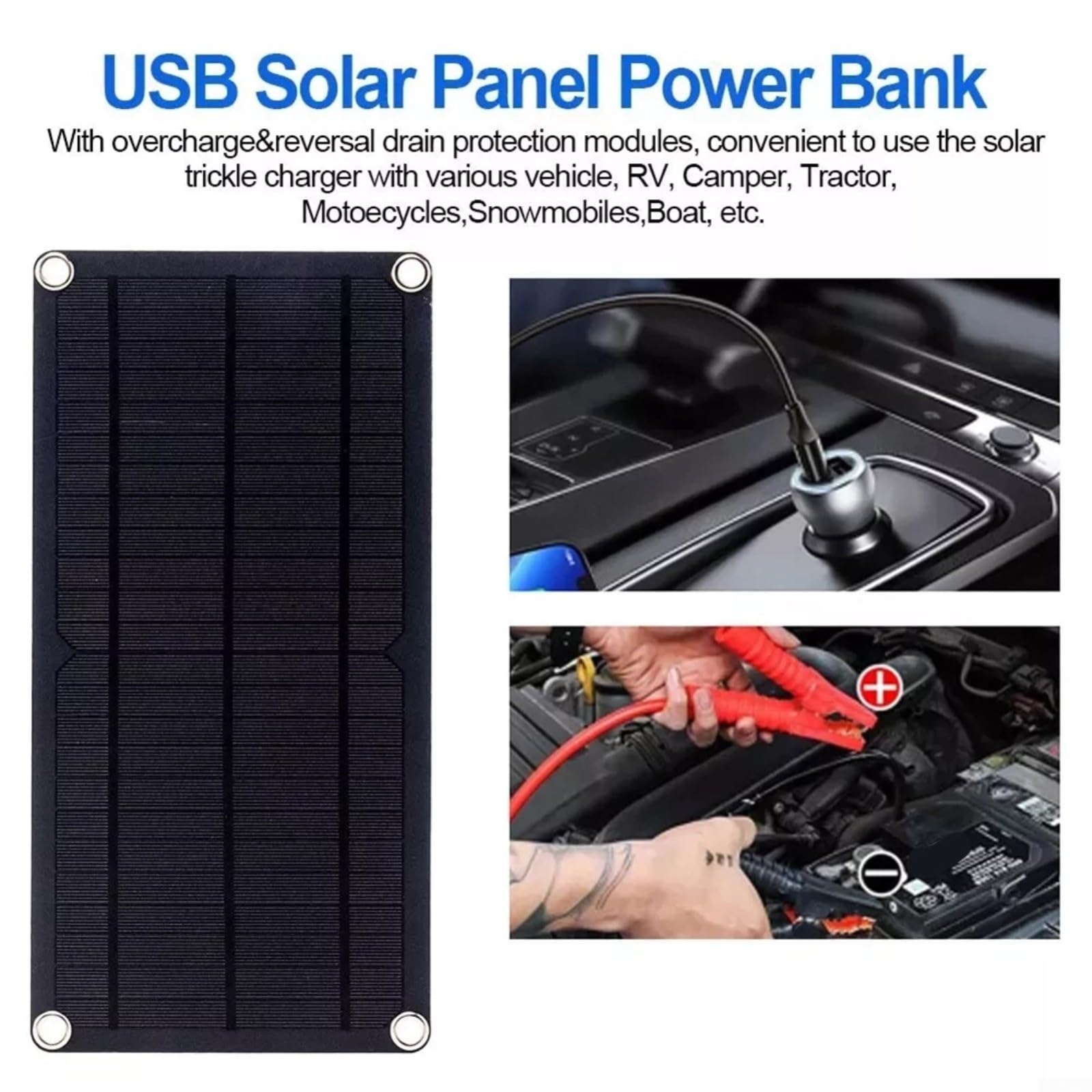 Produktbild von Wasserdichte Dachdurchführung Für Solarkabel – Doppel-Kabeleinführung Aus ABS Mit 10Ft Solarkabel, IP68, Für Wohnmobil, RV & Camper