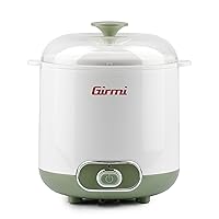 Girmi YG02, Yogurtiera Elettrica con Accessori per Yogurt Greco