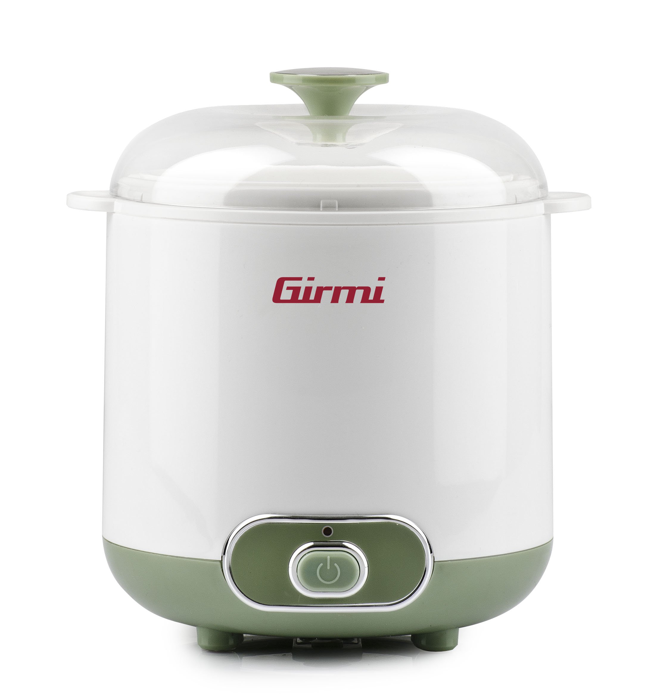 Girmi YG02 YG02 Yaourtière électrique avec accessoires pour yaourt grec, capacité totale 1,5 litres, 2 récipients pour utilisati