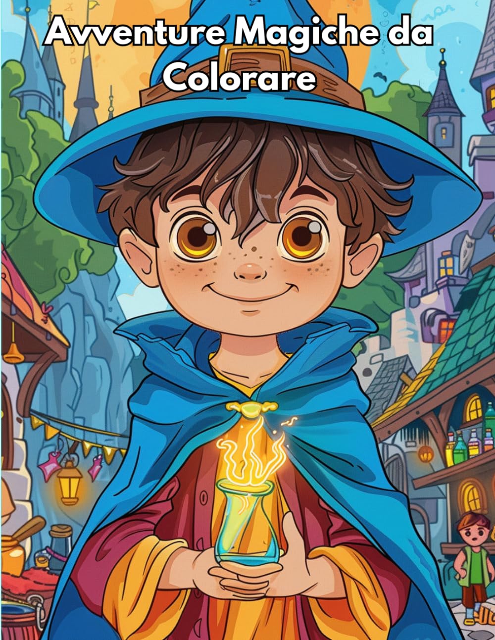 Avventure Magiche da Colorare: Un viaggio incantato tra maghi, streghette e draghi | Libro da colorare bambini con disegni ricchi di dettagli e magia ... | Idea regalo originale e fantastica