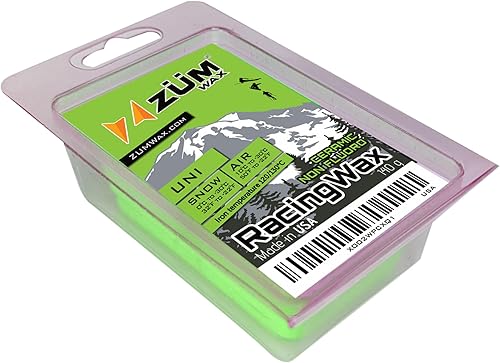Miniatura 10 de ZUMWax - Cera de cerámica nórdica para esquí, snowboard y esquí, 4.94 oz, temperatura fría, duradera, sin PFAS. Fabricado con cerámica ecológica y