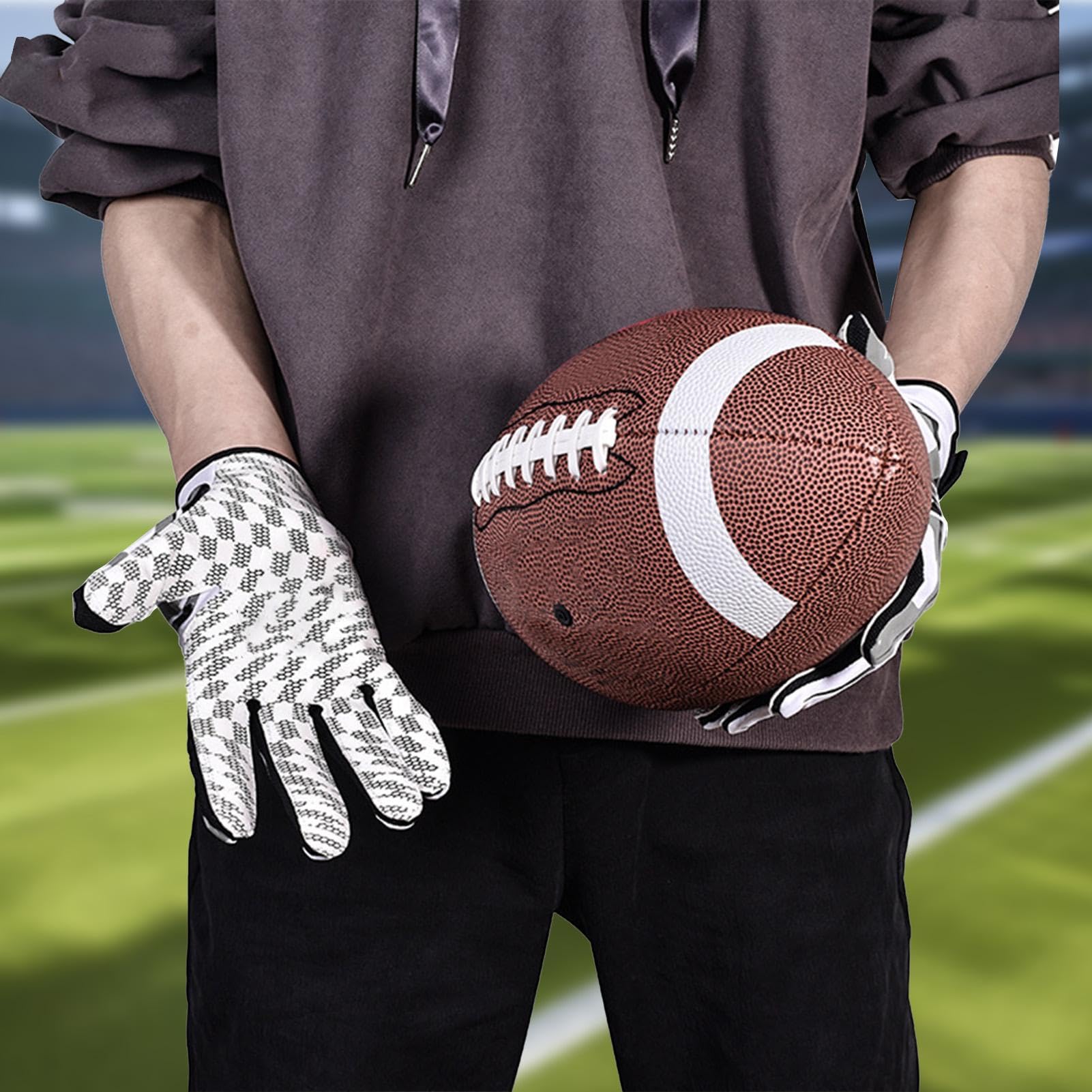 Gants de frappeur de baseball en cuir véritable Gant de batte pour jeunes adulte Gants de frappeur de baseball en cuir véritable Gant de batte pour jeunes adulte