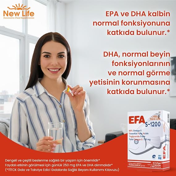 New Life EFA S-1200 45 capsules