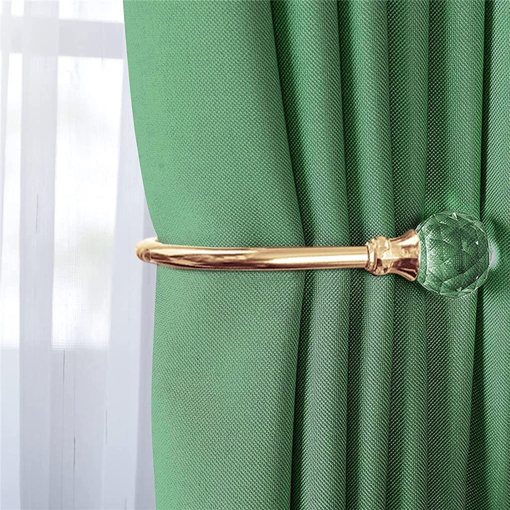 Embrasse De Rideau Magnétique Boule De Cristal, Fixation De Rideau De Maison, Attaches De Boucle, Clips, Tringles, Accessoires, Crochet, Décoration De La Maison (C comme Le Montre l'image)