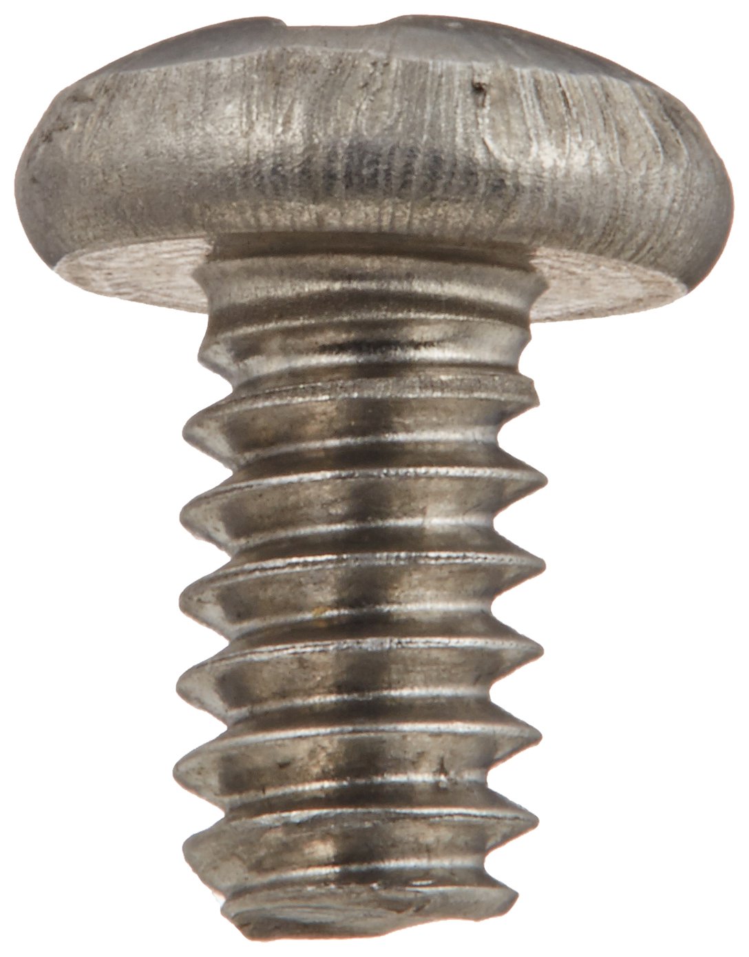 Small Parts 0604MPP410 410 Stainless Steel Pan Head Machine Screw, Meets ASME B18.6.3, #2 Phillips Drive, #6-32 Thread Size, 1/4" Length, Fully Threaded, Import (Pack of 100)