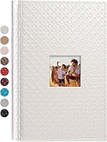 Vista 34 de Mublalbum Álbum de Fotos Pequeño 4x6 300 Fotos Cubierta de Cuero Libro de Fotos con Bolsillos Horizontales para Bebé Boda Aniversario y Familia Azul