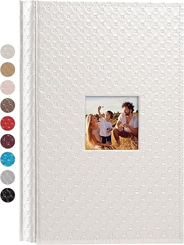 Mublalbum Álbum de fotos pequeño de 4 x 6 pulgadas, 300 fotos, cubierta de cuero, libro de fotos, 300 bolsillos horizontales, álbumes de fotos para