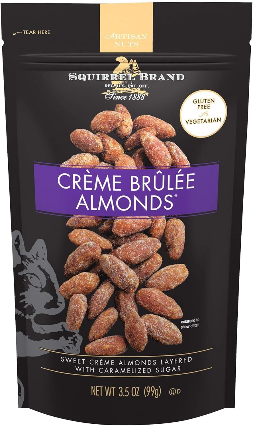 Squirrel Brand Crème Brulee Almonds, 3.5 oz