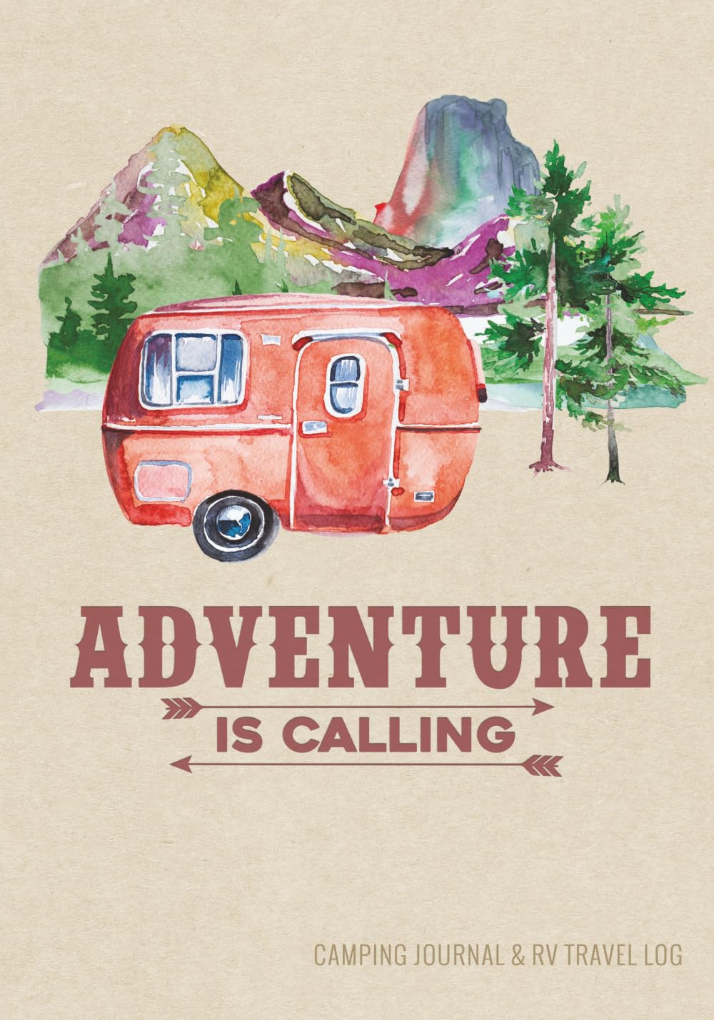 Camping Journal & RV Travel Logbook, Red Vintage Camper Adventure: Road Trip Planner, Caravan Travel Journal, Glamping Diary, Camping Memory Keepsake ... for Campers & RV Retirement Gifts Series)