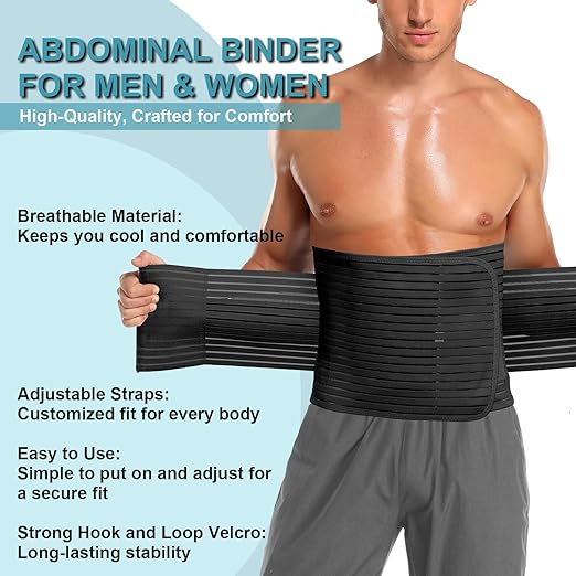 Faja Abdominal Ajustable MAMODY para Hombre y Mujer - Post Cirugía - Talla L miniatura 7