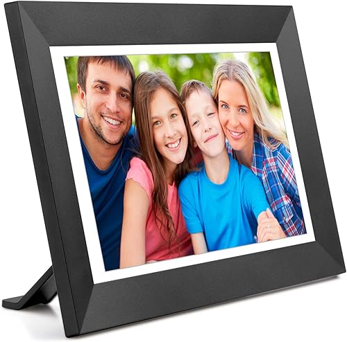 Vista 9 de Marco de fotos digital con WiFi, pantalla táctil de 1920 x 1080, compatible con unidad USB thumb y ranura SD, reproductor de música, reloj
