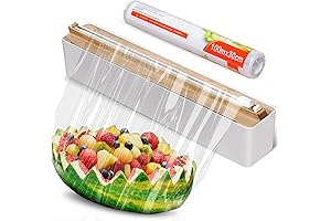 Refillable Magnetic Foil Dispenser for Kitchen: Effortless Food Wrapping