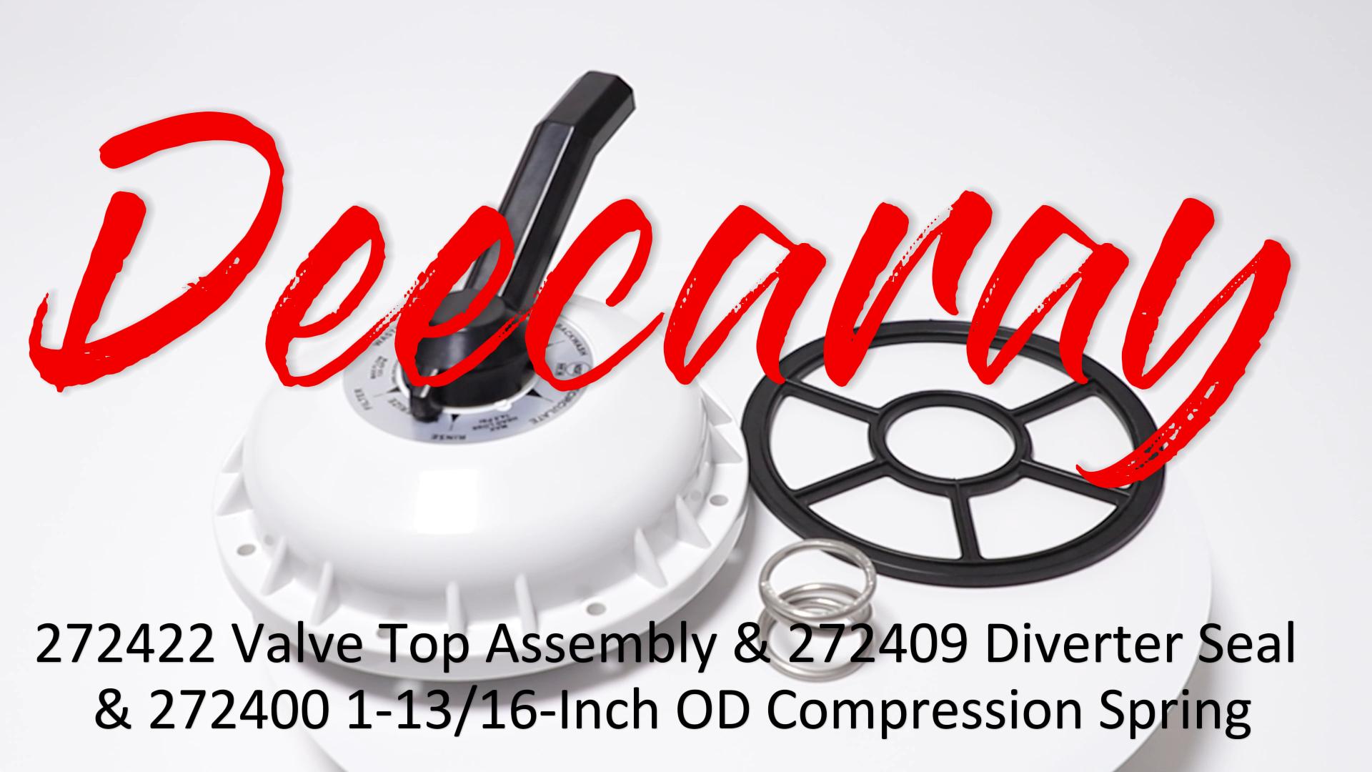 「未使用」Smoovth – Young Smoovth 1 & 2 Pentair 272422 Valve Top Assembly