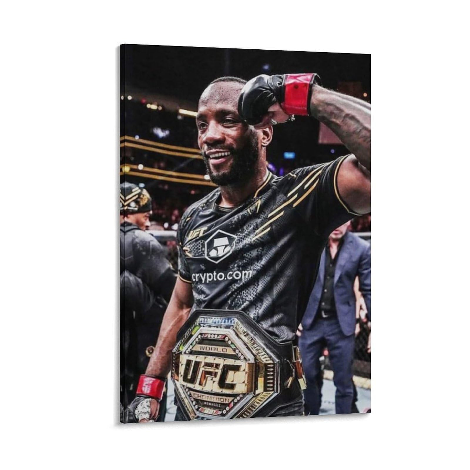 ASUIU Leon Edwards Canvas Poster Artworks Canvas Poster Wall Art Prints Home Modern Decor 24x36inch(60x90cm)