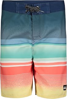 Boys' Boardshorts with UPF 50+ Sun Protection, Quick Dry Swim Shorts