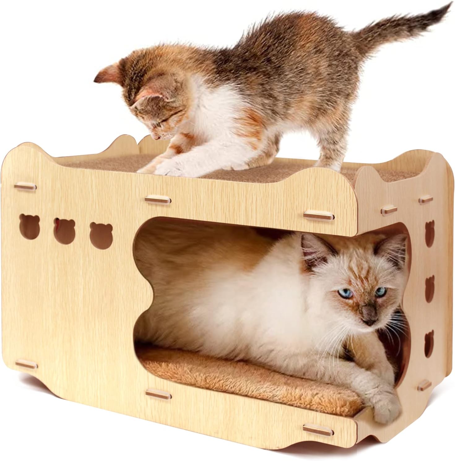 Cat Scratcher Board Lounge, Corrugated Cardboard Cat Scratcher Bed