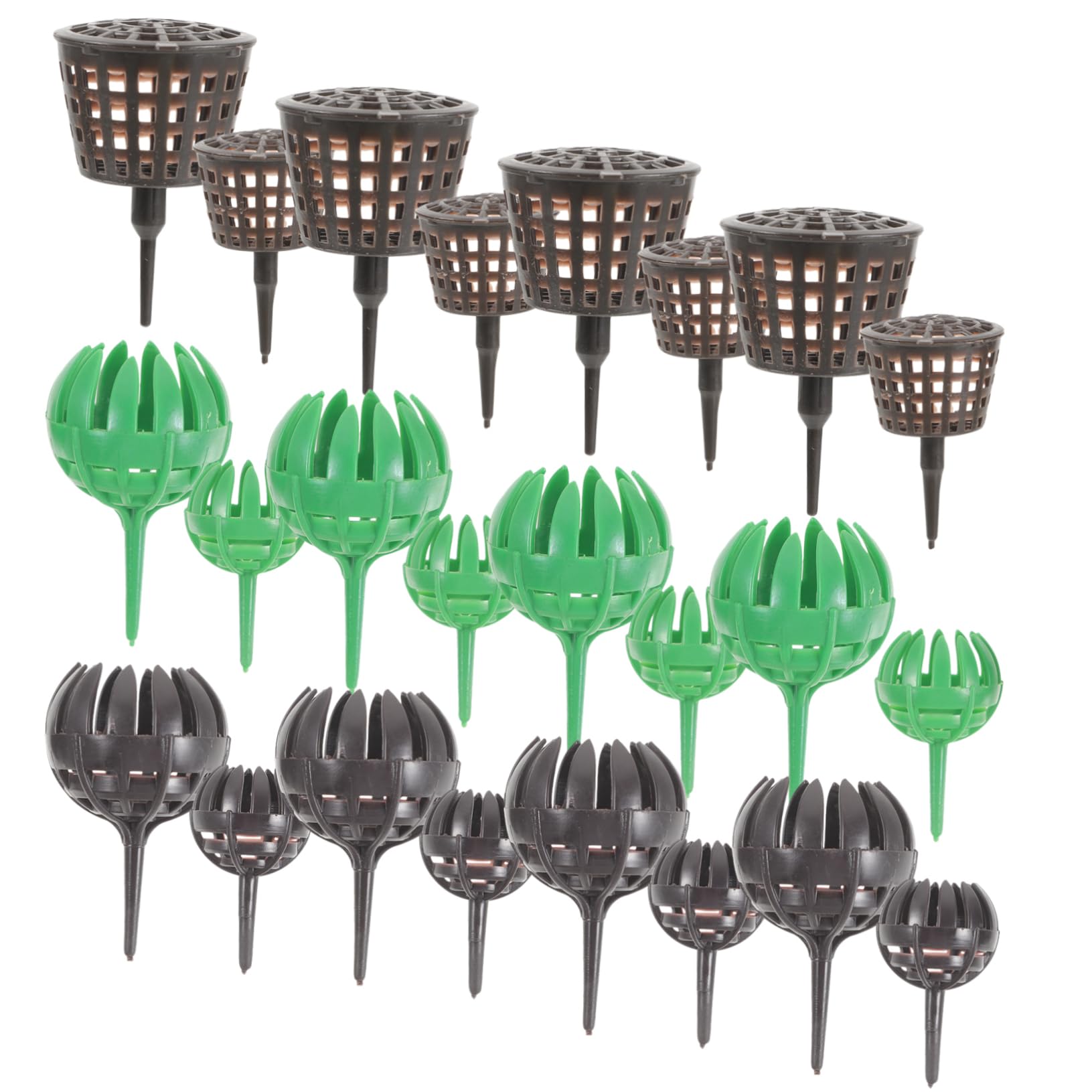 BESPORTBLE 5 Juegos Caja De Fertilizante Bonsai Fertilizante Liquido Cesta Bandeja Canasta De De Flores Cajas De s De Plantación De Plástico El Plastico 30 Uds * 5