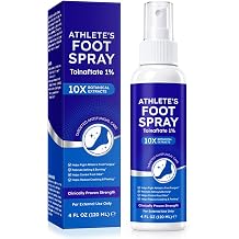 Antifungal Foot Spray, 120ml, Tolnaftate 1% with Tea Tree, Marigold and Sophora Flavescens, Relieves Itching and Burning, Daily Foot Care