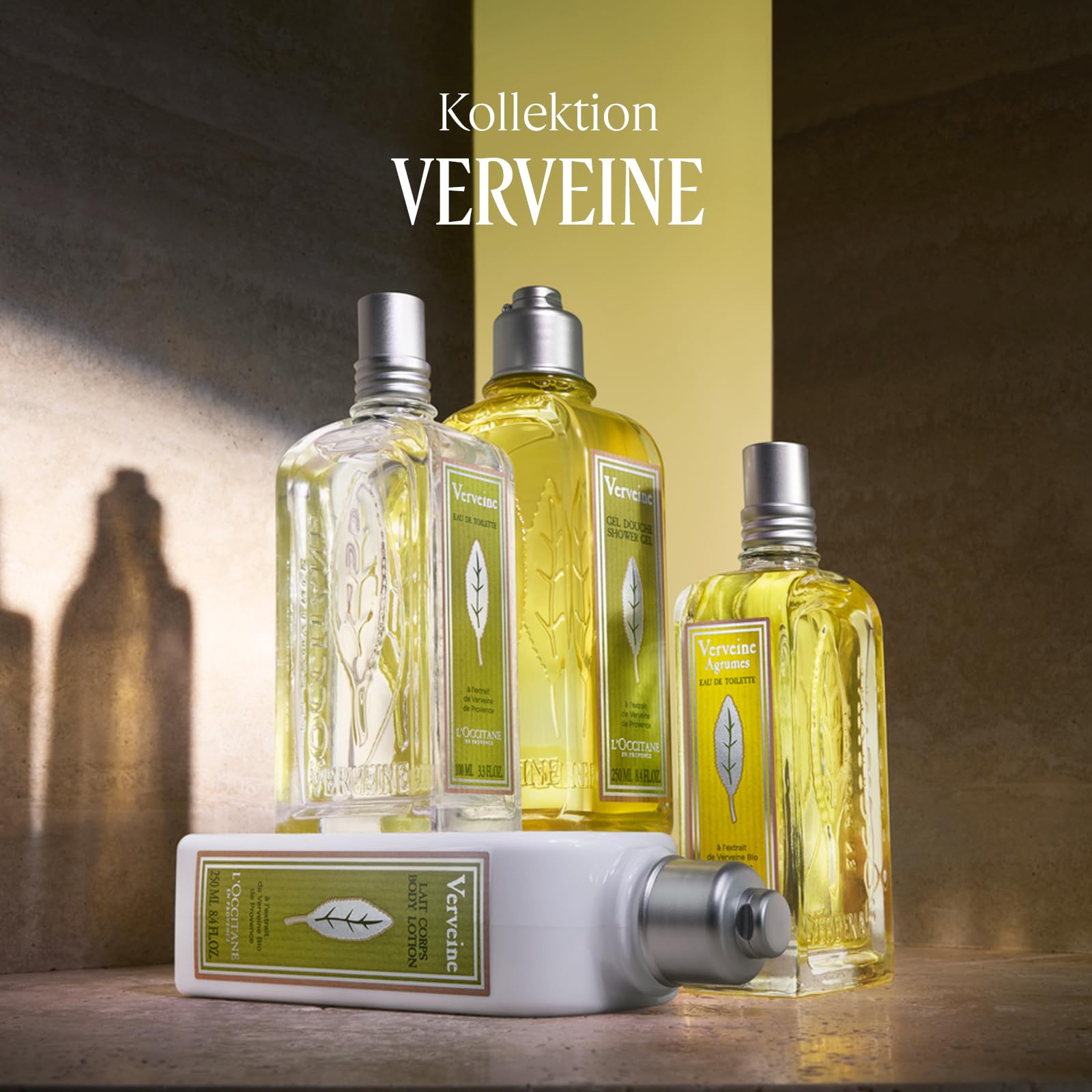 L'OCCITANE - Eau de Toilette Verveine (Eisenkraut) - 100 ml - Spritzige und erfrischende Noten - Made in France