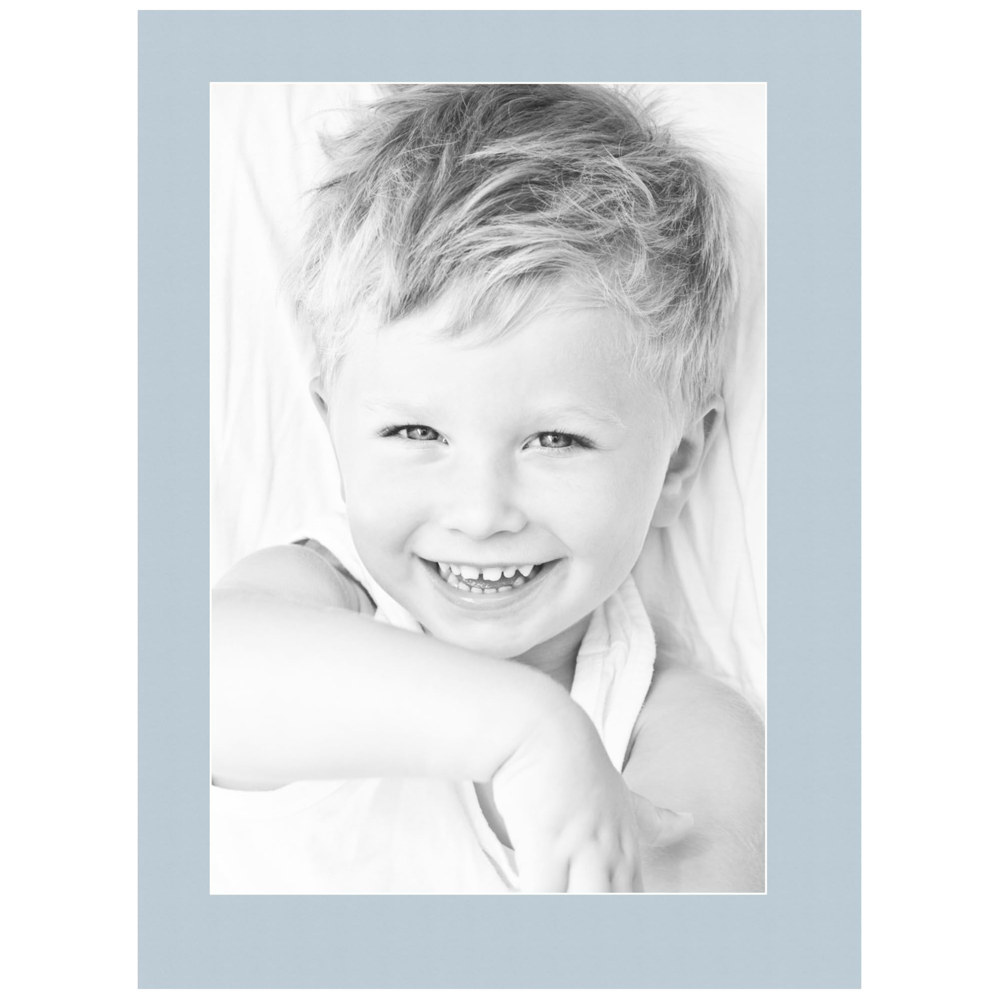 13x19 Fountain Blue/Baby Blue Custom Mat for Picture Frame with 9x15 Opening Size (Mat Only, Frame NOT Included) - 9 Pack