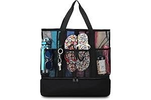 Beach Bag with Unique Compartments